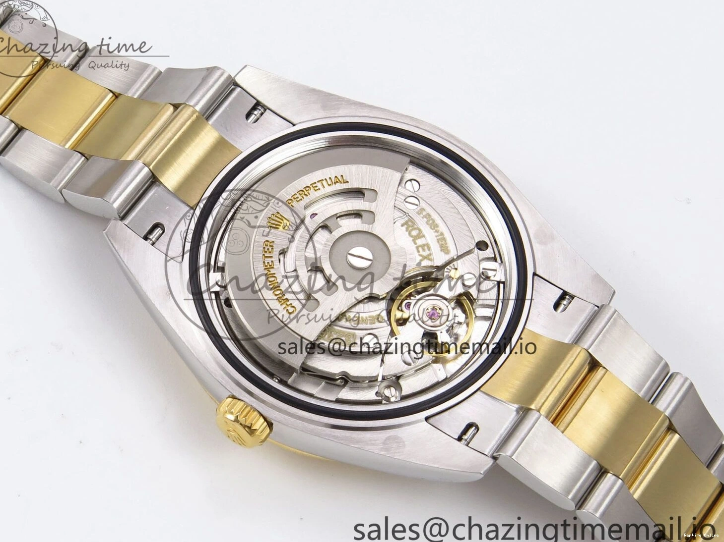 0215 DateJust 41 126333 EWEF Best Edition YG Stick Dial on SS YG Oyster Bracelet A Durable 971